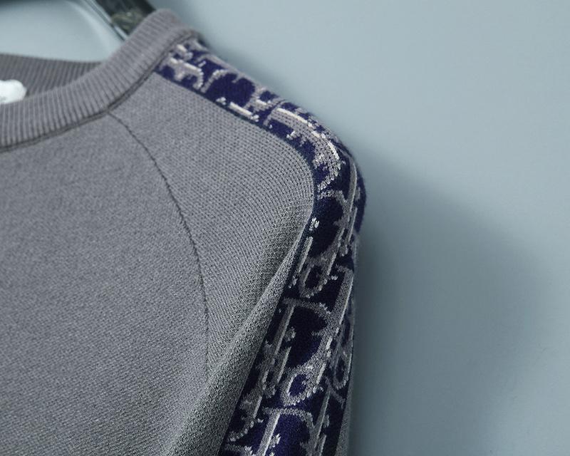 Лонгслив Christian Dior Central Triangle "Gray" фото № 4