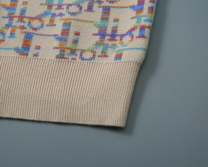 Лонгслив Christian Dior Colorful Print Logos Dior "Beige" фото № 5