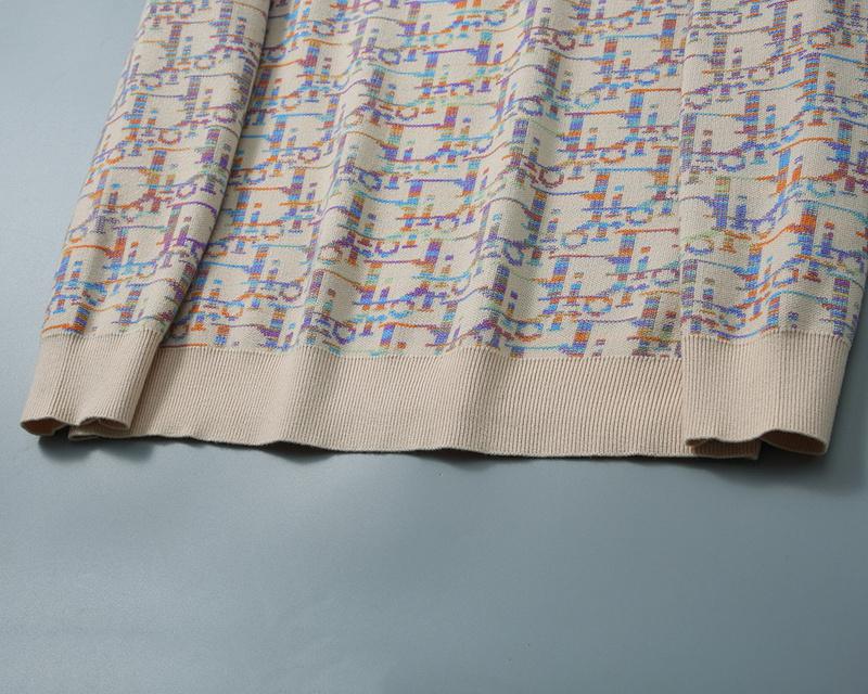 Лонгслив Christian Dior Colorful Print Logos Dior "Beige" фото № 4