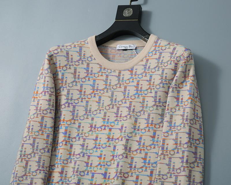 Лонгслив Christian Dior Colorful Print Logos Dior "Beige" фото № 2