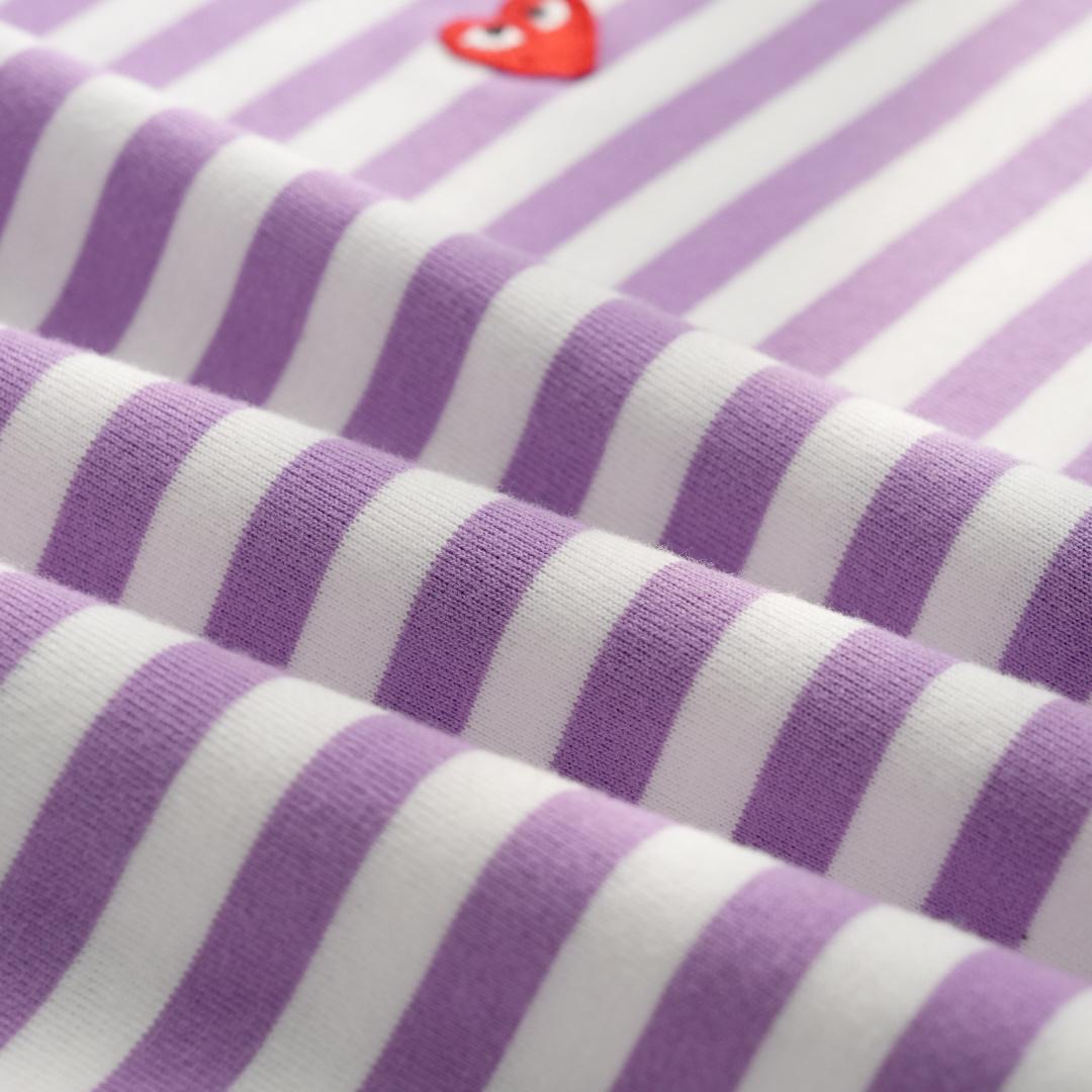 Лонгслив Comme des Garçons Play Sleeve Multicolors "Violet/Brown" фото № 5