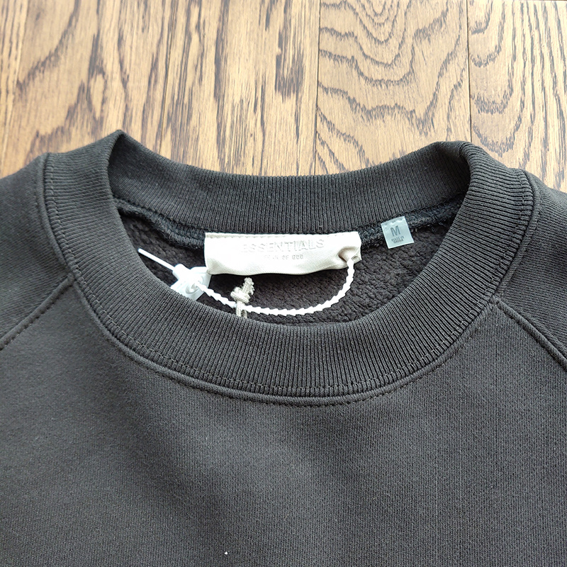 Лонгслив Fear of God Essentials Fleece "Black" фото № 8