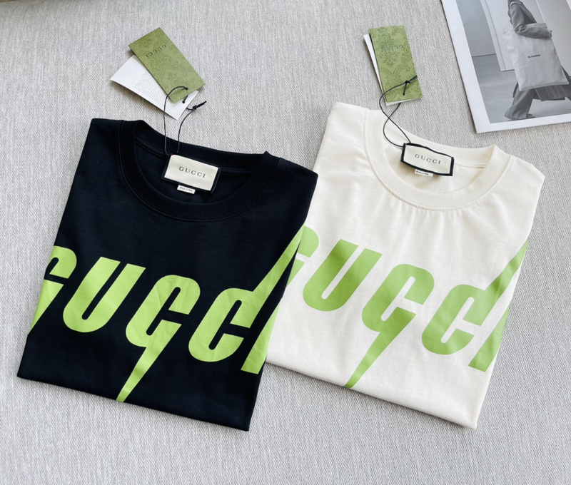 Футболка GUCCI Monochrome with Color Print "Black" фото № 5