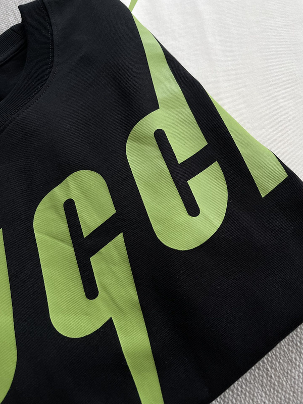 Футболка GUCCI Monochrome with Color Print "Black" фото № 3