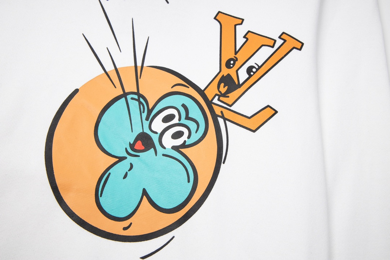 Лонгслив Louis Vuitton Paper Airplane "White" фото № 6