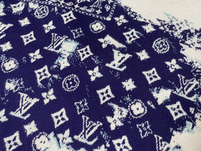 Лонгслив Louis Vuitton Double Color "White/Blue" фото № 3