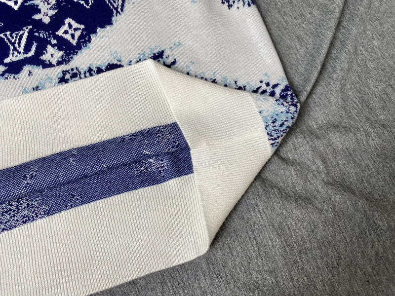 Лонгслив Louis Vuitton Double Color "White/Blue" фото № 4