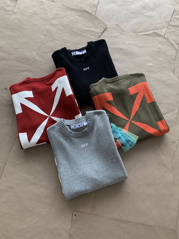 Лонгслив Off White Striped Sleeves "Gray" фото № 2