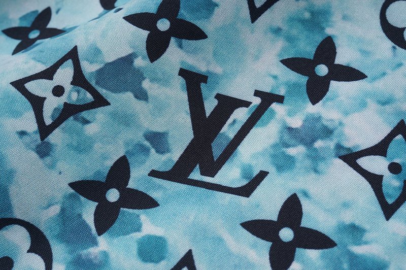 Шорты Louis Vuitton Logo Symbols "Blue" фото № 3