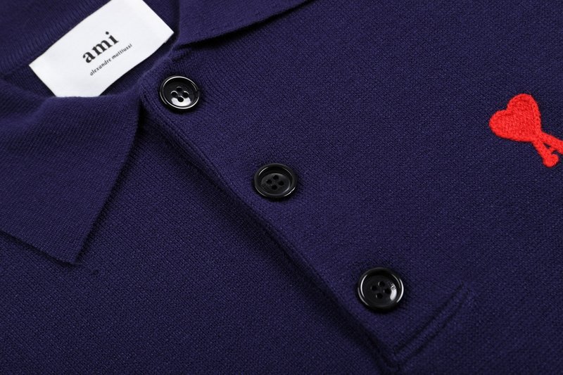 Поло Amiri With Long Sleeves "Blue" фото № 5