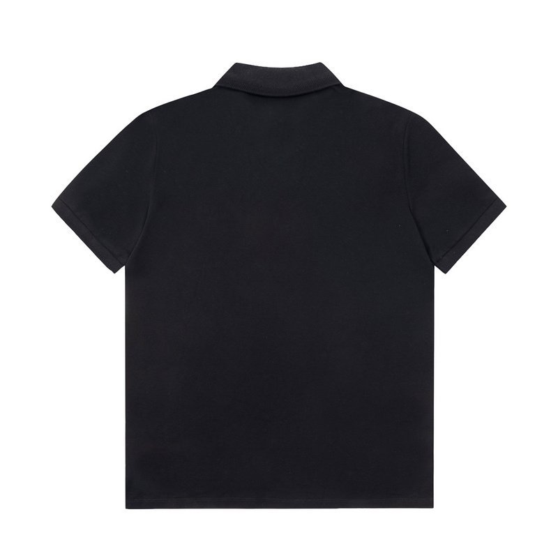 Поло Burberry Small Round Monogram Logo "Black" фото № 2