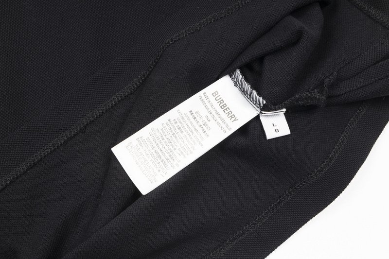 Поло Burberry Small Round Monogram Logo "Black" фото № 5