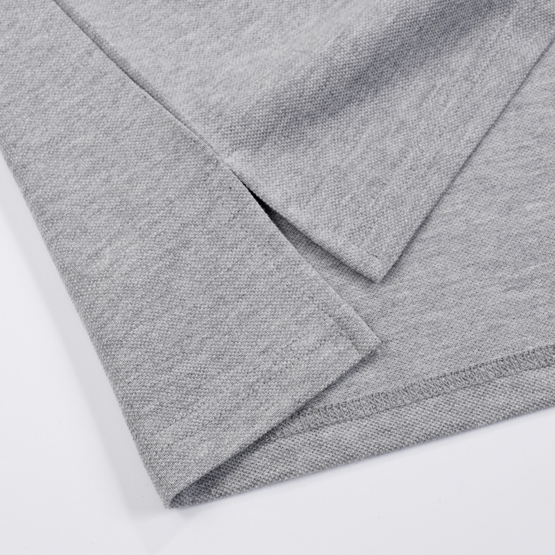 Поло Burberry With A Ribbon With Wreath Logo "Gray" фото № 8