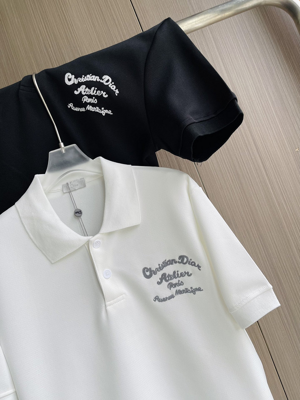 Поло Dior Elegant Inscription "White" фото № 6