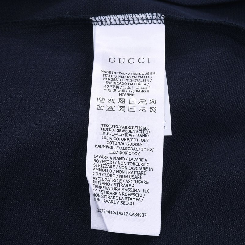 Поло Gucci Bright Collar "Blue/Black" фото № 6