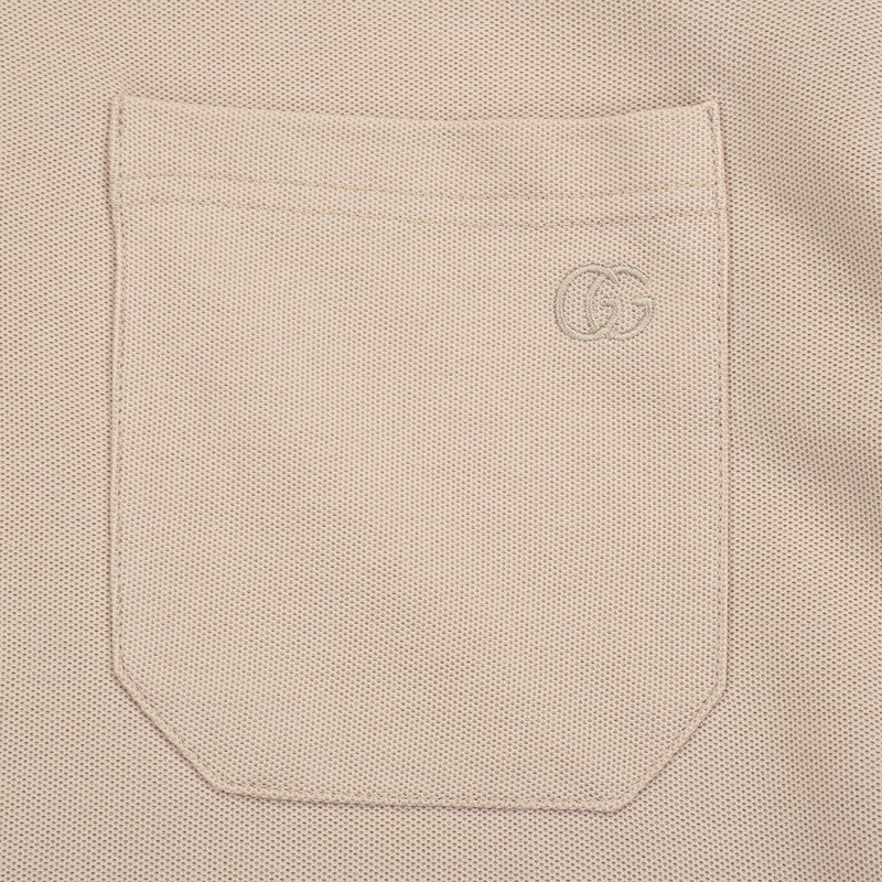 Поло Gucci Regular With Pocket "Beige" фото № 4