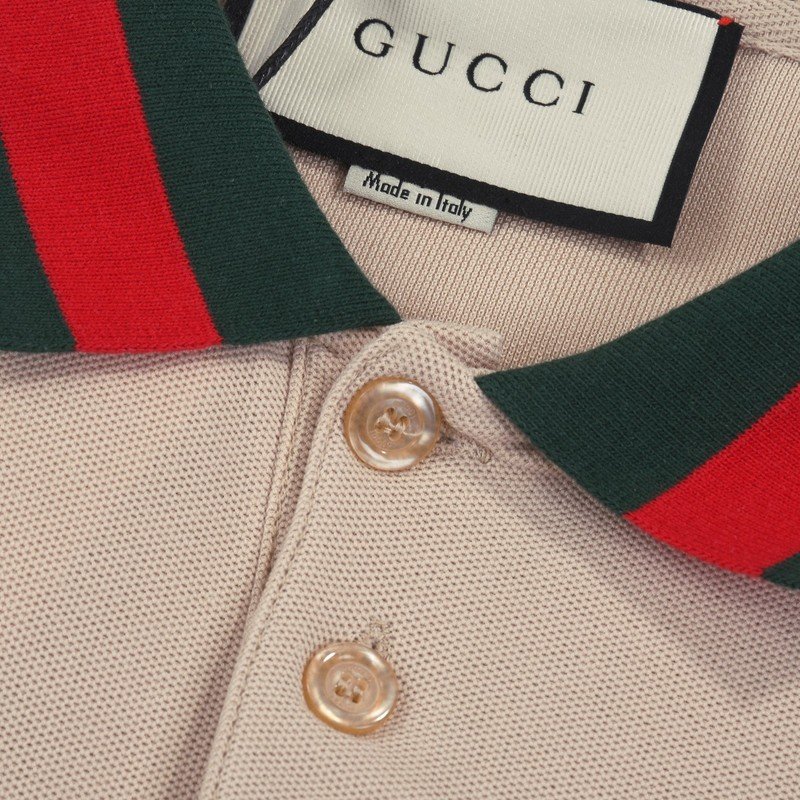 Поло Gucci Regular With Pocket "Beige" фото № 5