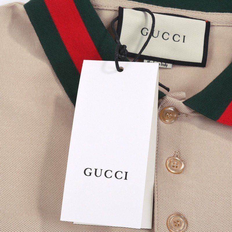 Поло Gucci Regular With Pocket "Beige" фото № 7