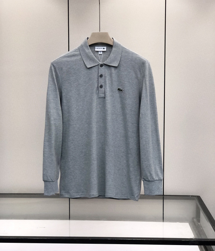 Поло Lacoste Little Crocodile "Gray" фото № 2