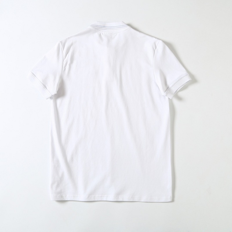 Поло Lacoste Solid Color With Logo "White" фото № 6