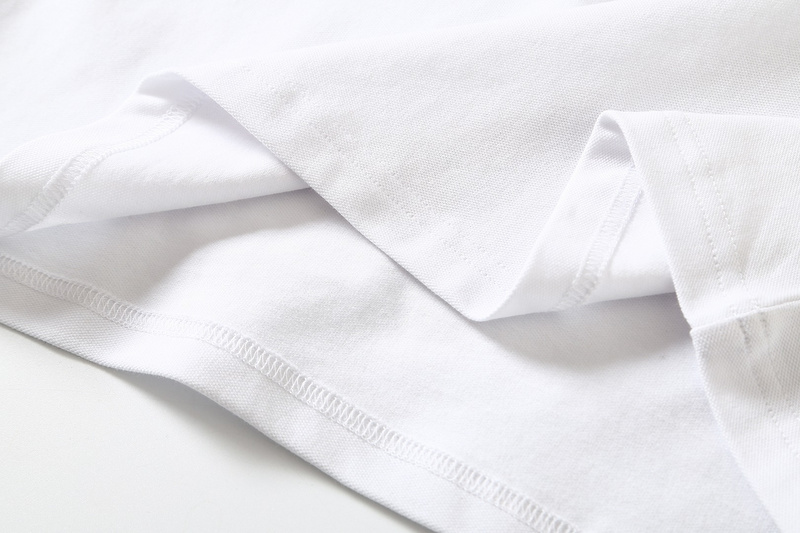 Поло Lacoste Solid Color With Logo "White" фото № 3