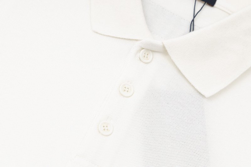 Поло Louis Vuitton With An Inscription-Logo On The Sleeve "White" фото № 5