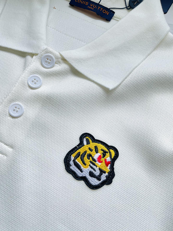 Поло Louis Vuitton Tiger's Head "White" фото № 3