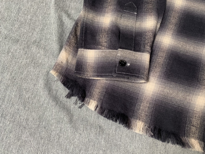 Рубашка Amiri Two Pockets "Black/White" фото № 3