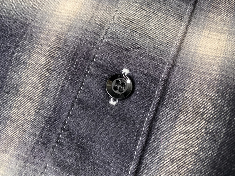 Рубашка Amiri Two Pockets "Black/White" фото № 4