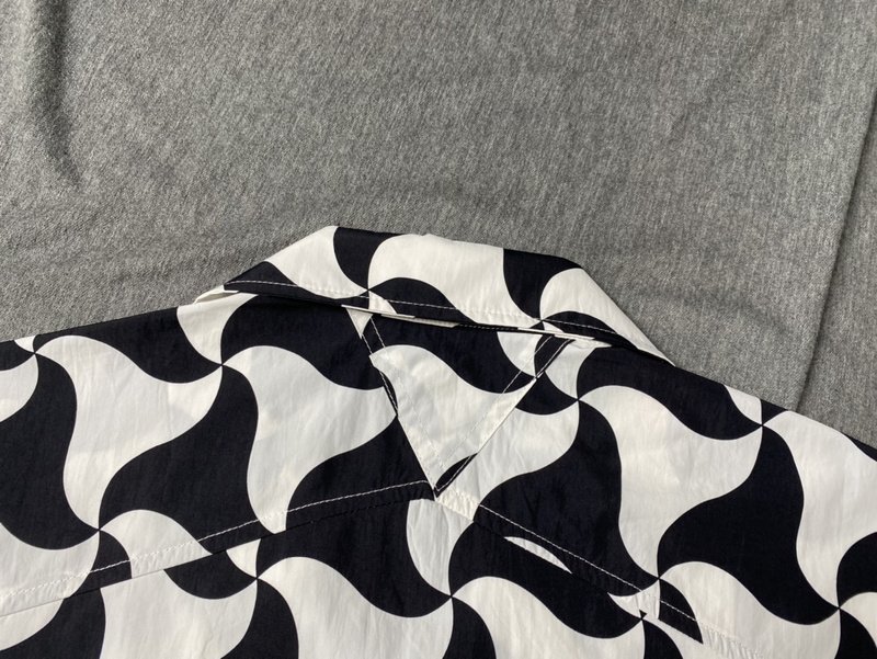 Рубашка Bottega Veneta Crows Feet "Black" фото № 5