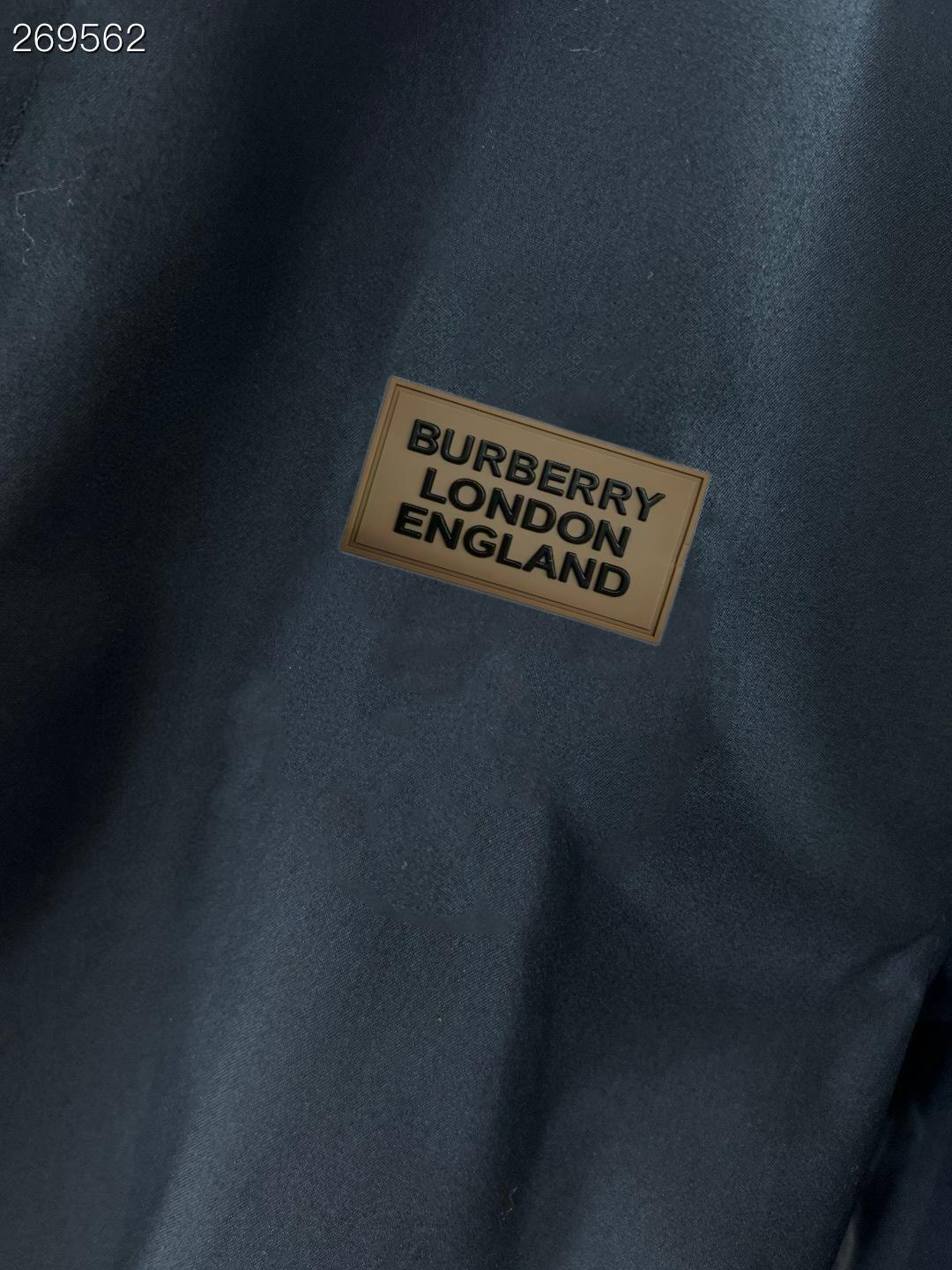 Рубашка Burberry Frontside Brown Stripe Logo London England "Black" фото № 3