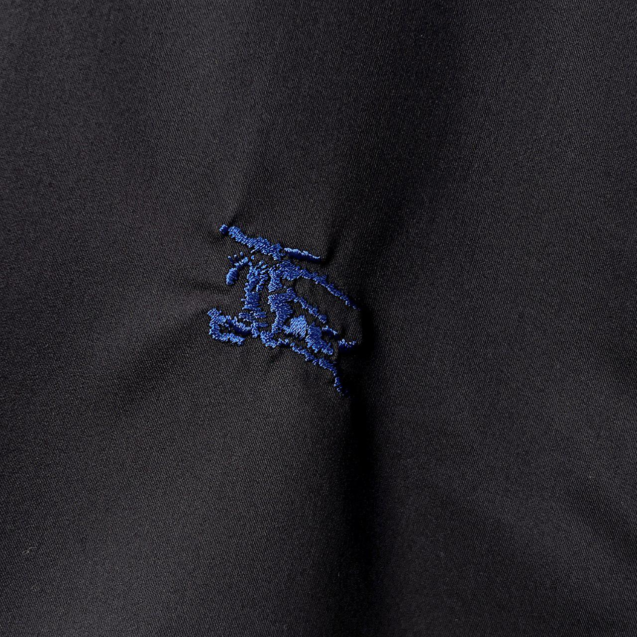 Рубашка Burberry Frontside Print Small Blue Warrior On The Horse "Black" фото № 5