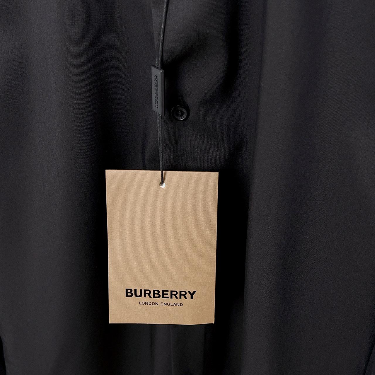 Рубашка Burberry Frontside Print Small Blue Warrior On The Horse "Black" фото № 4