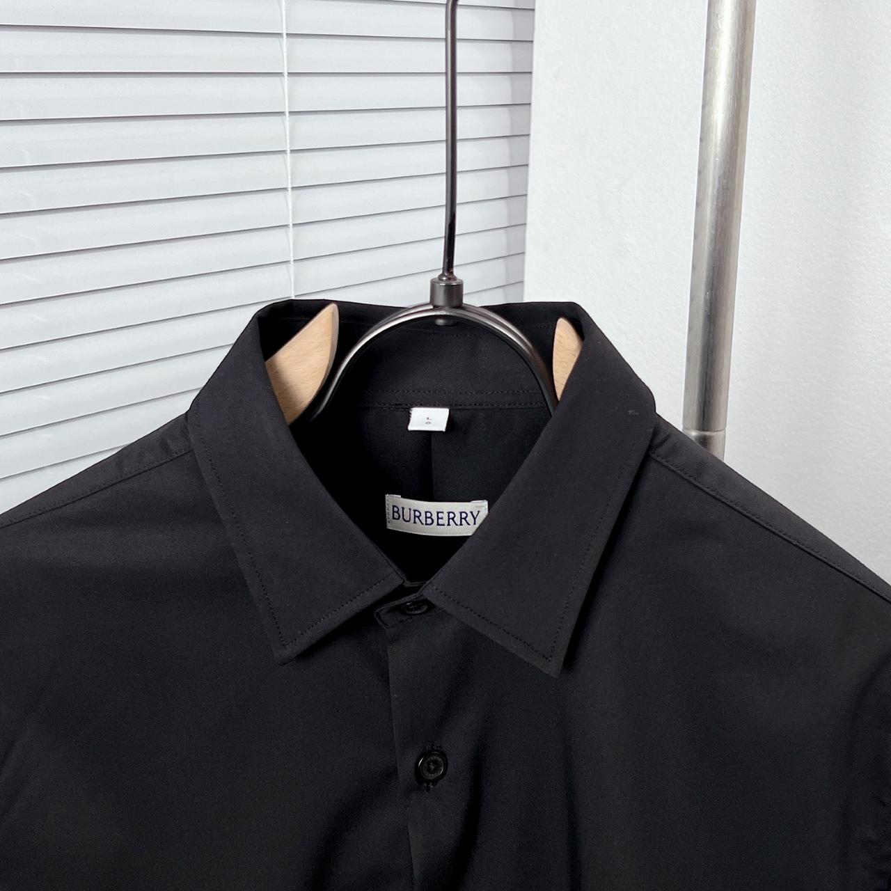 Рубашка Burberry Frontside Print Small Blue Warrior On The Horse "Black" фото № 3