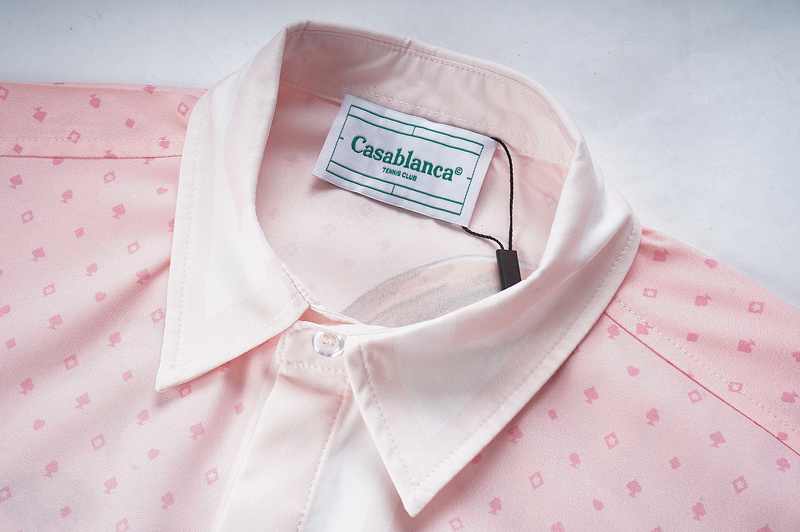 Рубашка Casablanca Print Beautiful Girl "White/Pink" фото № 7