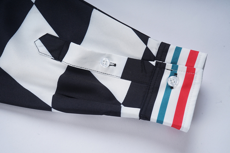 Рубашка Casablanca Chess Field "Black/White" фото № 5