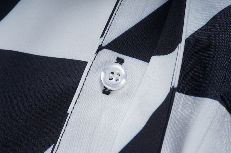 Рубашка Casablanca Chess Field "Black/White" фото № 6