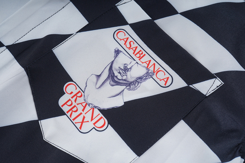 Рубашка Casablanca Chess Field "Black/White" фото № 8