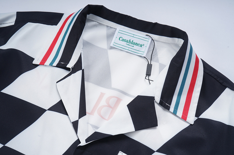 Рубашка Casablanca Chess Field "Black/White" фото № 9