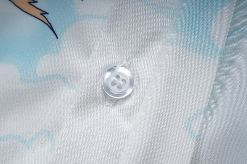 Рубашка Casablanca Storks "White" фото № 3