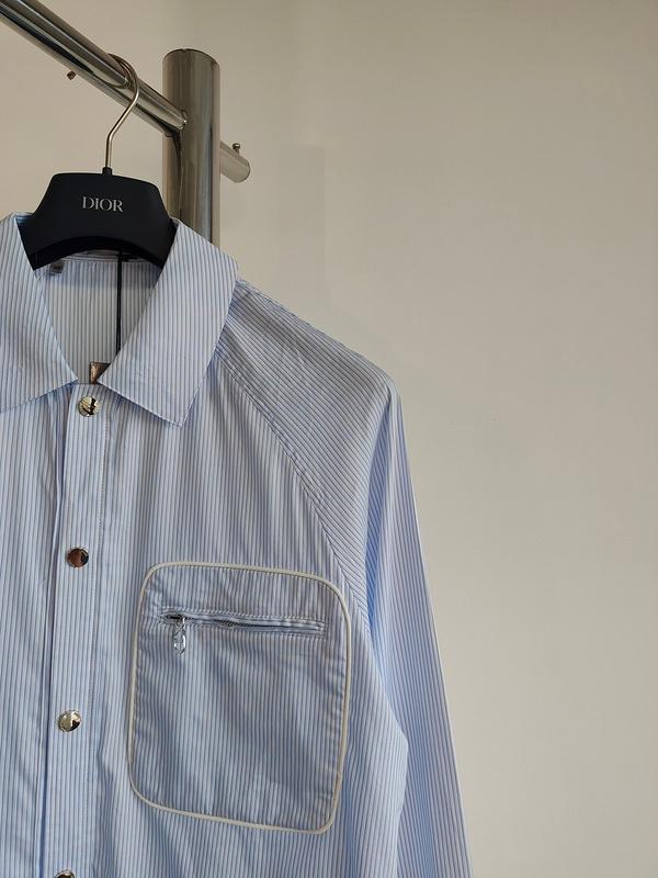 Рубашка Christian Dior One Zip Pocket "Blue" фото № 4