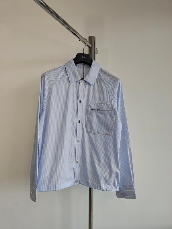 Рубашка Christian Dior One Zip Pocket "Blue" фото № 5