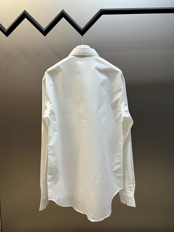 Рубашка Christian Dior Small Logo On Pocket "White" фото № 3
