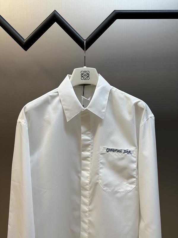 Рубашка Christian Dior Small Logo On Pocket "White" фото № 2