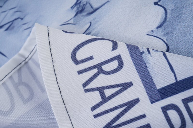 Рубашка Dolce Gabbana Abstraction Print Without Pockets "Blue" фото № 6