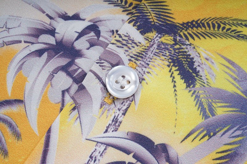Рубашка Gucci Palm Trees Short Sleeves Is My Body "Yellow" фото № 4