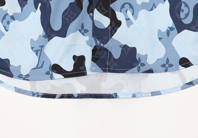 Рубашка Louis Vuitton Сamouflage "Blue" фото № 9