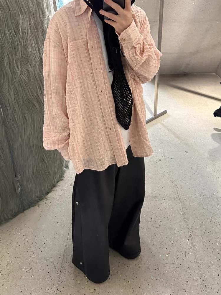 Рубашка Our Legacy Frontside Pink Pocket "Pink" фото № 5