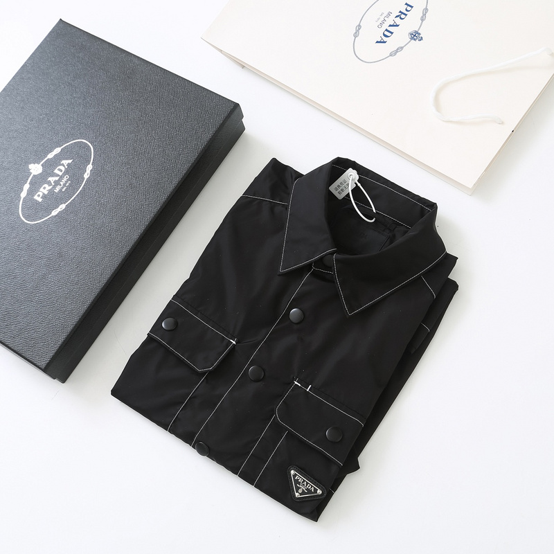 Рубашка Prada Classic "Black" фото № 3
