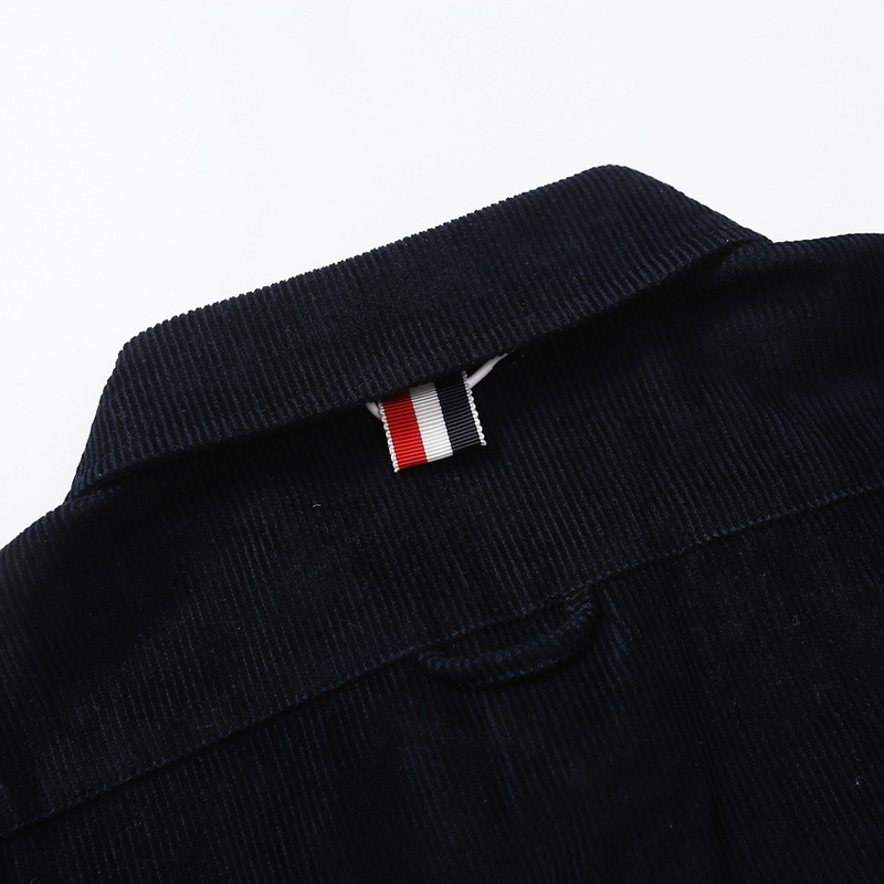 Рубашка Thom Browne On Rivets "Black" фото № 3